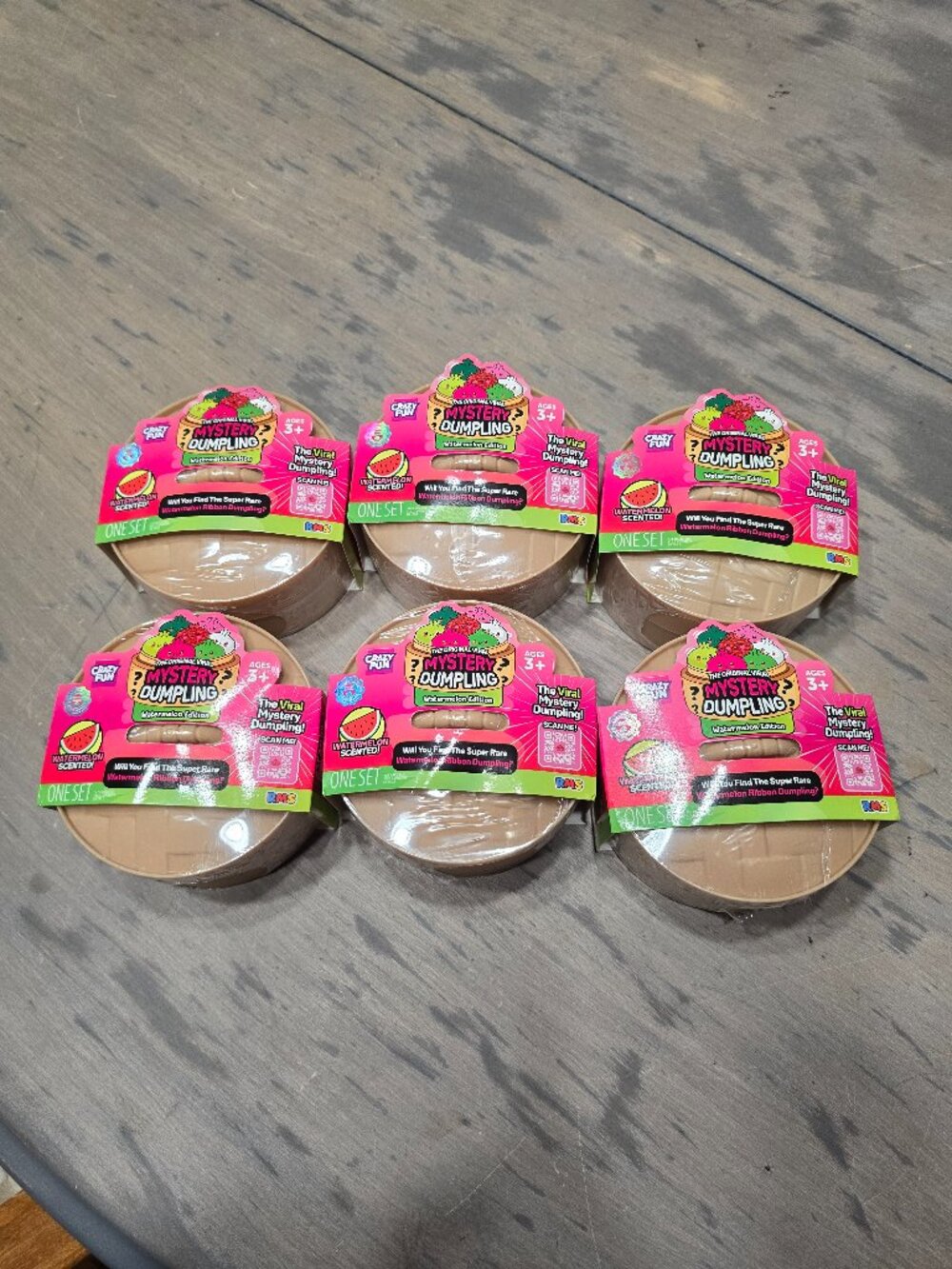 Crazy Fun Mystery Dumpling Watermelon Edition set of 6